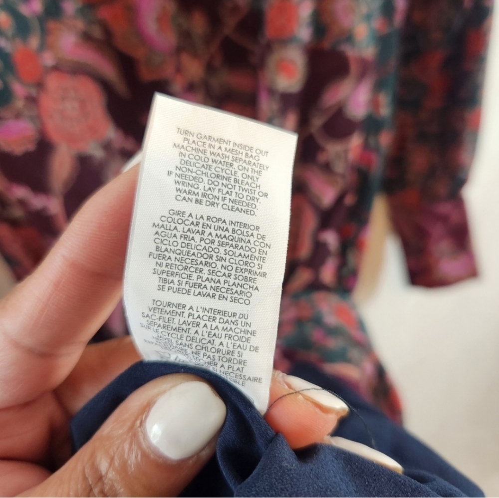 Cabi Women's Floral Festival Boho Cottagecore Maxi Dress - Picture 12 of 12